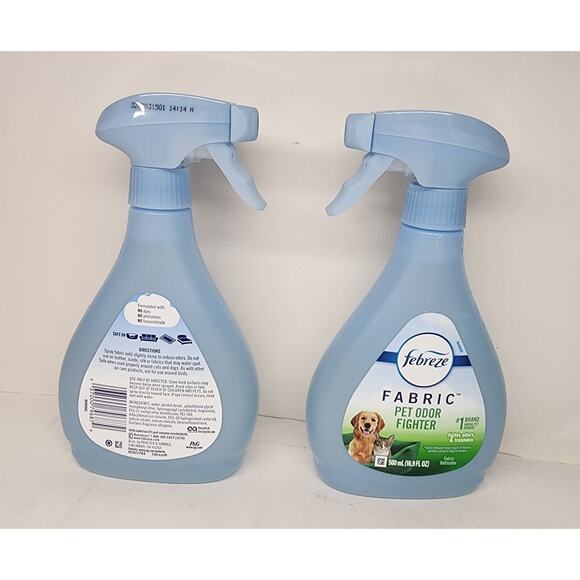 Febreze Odor-Fighting Fabric Refresher Pet Odor Fighter, 16.9Oz, Pack of 2 - Picture 2 of 2